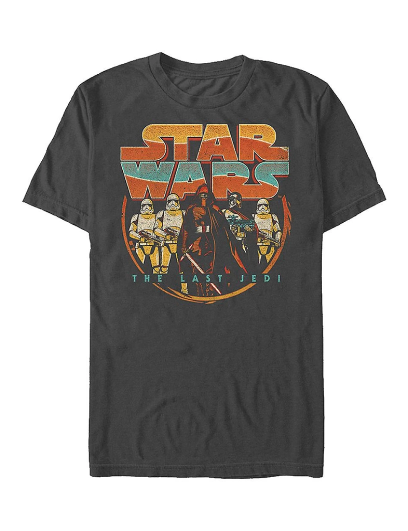 Rockinstone - T-shirt Star Wars retrô, os últimos Jedi