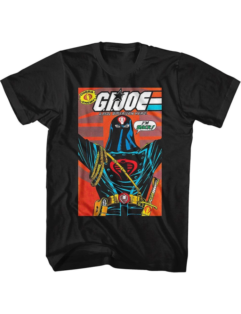 Rockinstone - T-shirt Cobra Commander Seeds Of Empire Capa GI Joe