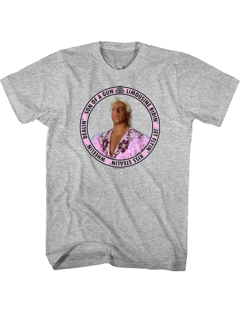 Rockinstone - T-shirt Jato Voando Ric Flair