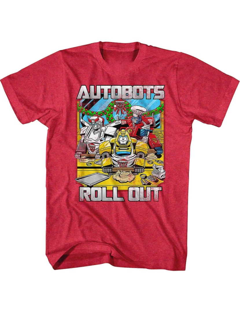 Rockinstone - T-shirt Autobots lançam transformadores vermelhos no Natal