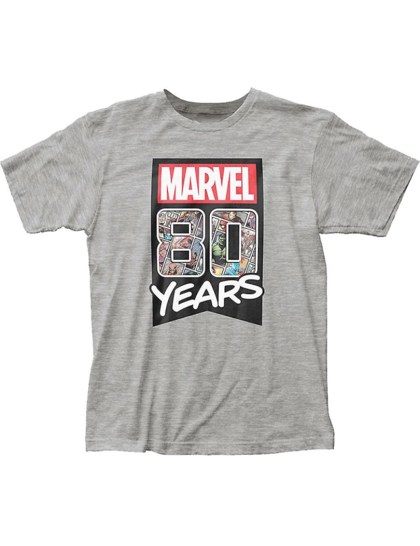 Rockinstone - T-shirt 80 anos da Marvel Comics