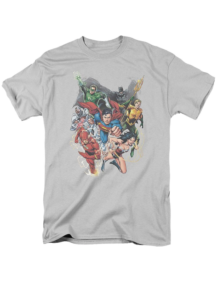 Rockinstone - T-shirt Liga da Justiça de Ivan Reis