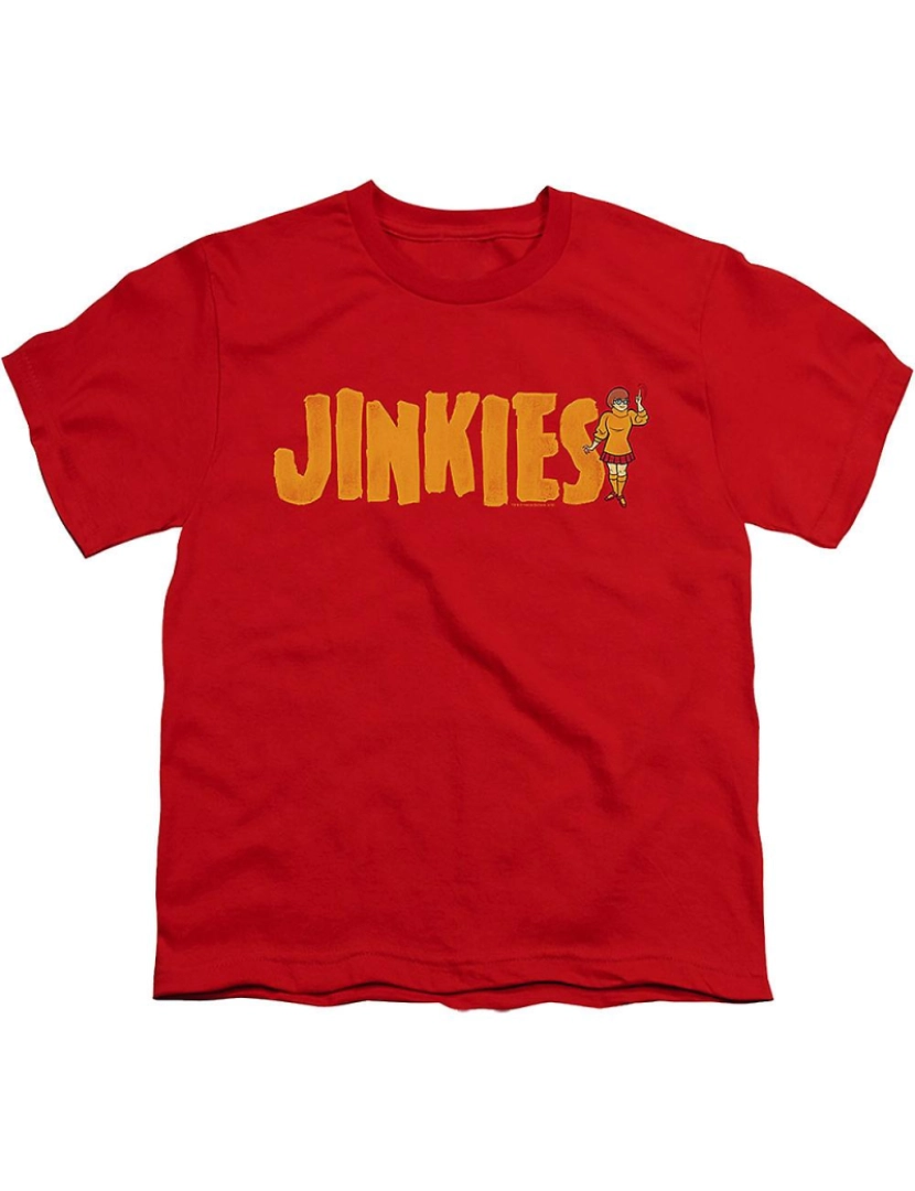 Rockinstone - T-shirt Camisa juvenil Velma Jinkies Scooby-Doo