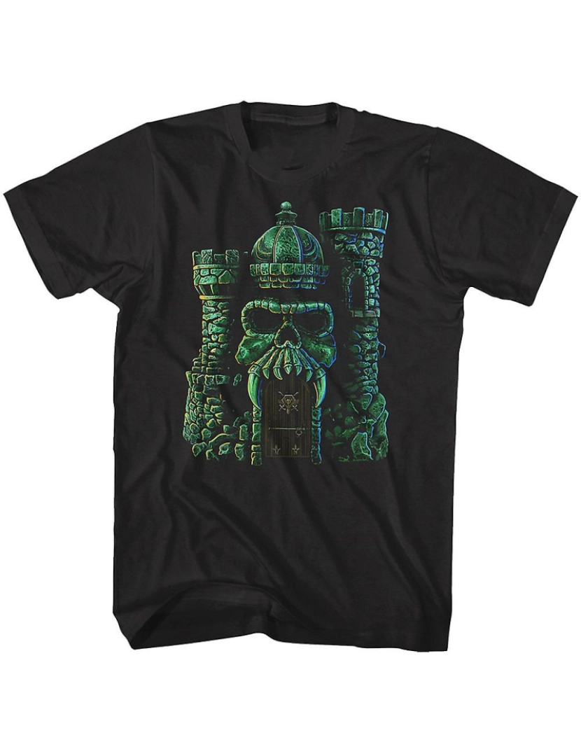 Rockinstone - T-shirt Clássico Castelo Grayskull Mestres do Universo