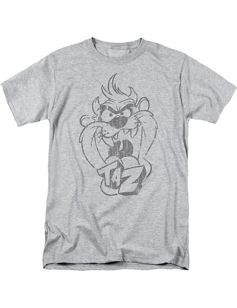 imagem de T-shirt Taz Esboço Looney Tunes1