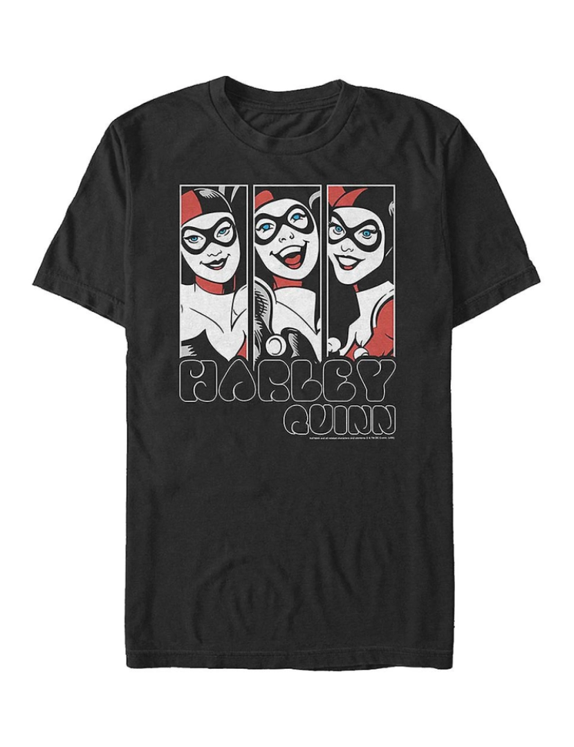 Rockinstone - T-shirt Harley Quinn faz painéis da DC Comics