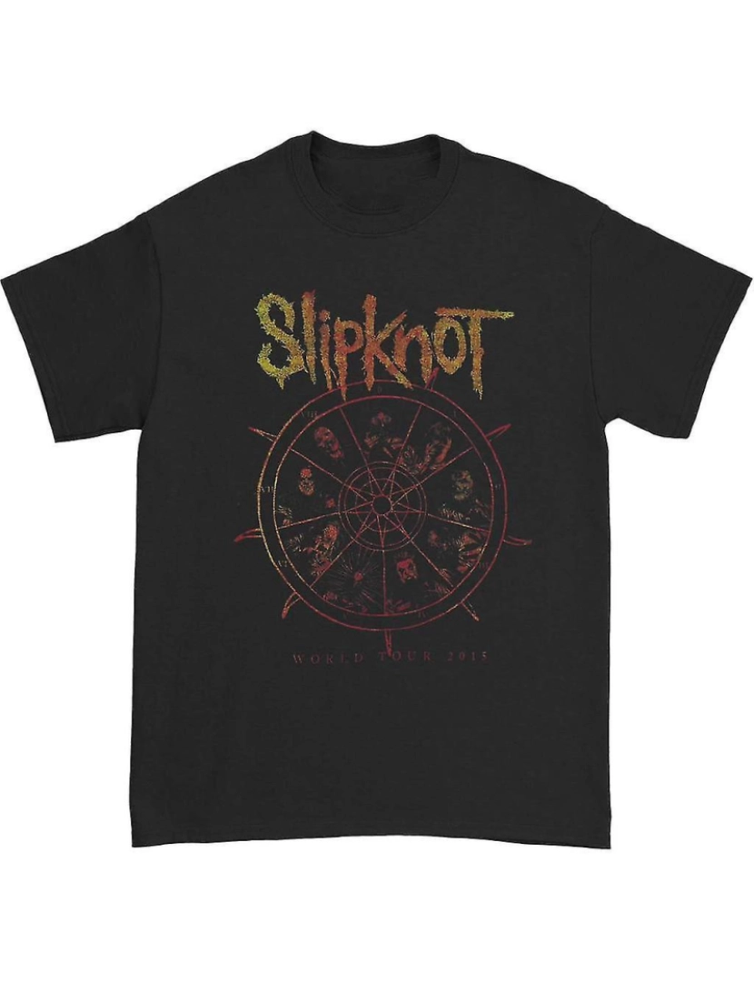 Rockinstone - T-shirt Turnê Mundial do Relógio Slipknot 2015