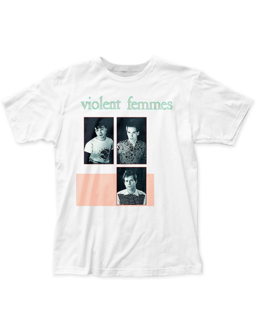 Rockinstone - T-shirt Membros da banda Violent Femmes