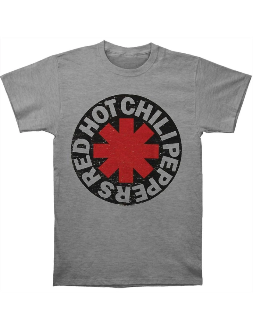 Rockinstone - T-shirt Círculo de asterisco do Red Hot Chili Peppers