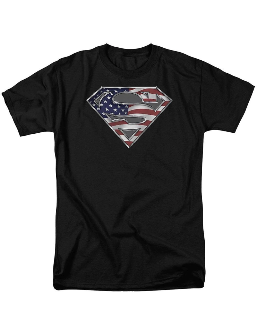 Rockinstone - T-shirt Super-Homem Escudo Americano