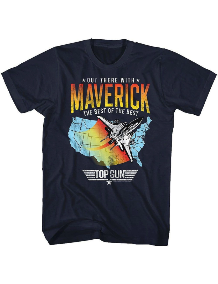 Rockinstone - T-shirt Mergulho Maverick de Top Gun