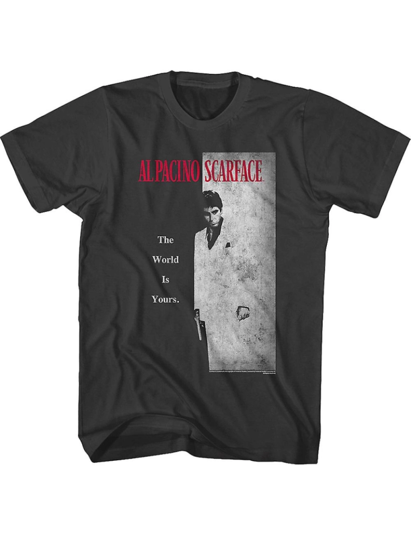 Rockinstone - T-shirt Pôster do filme Scarface Fumaça