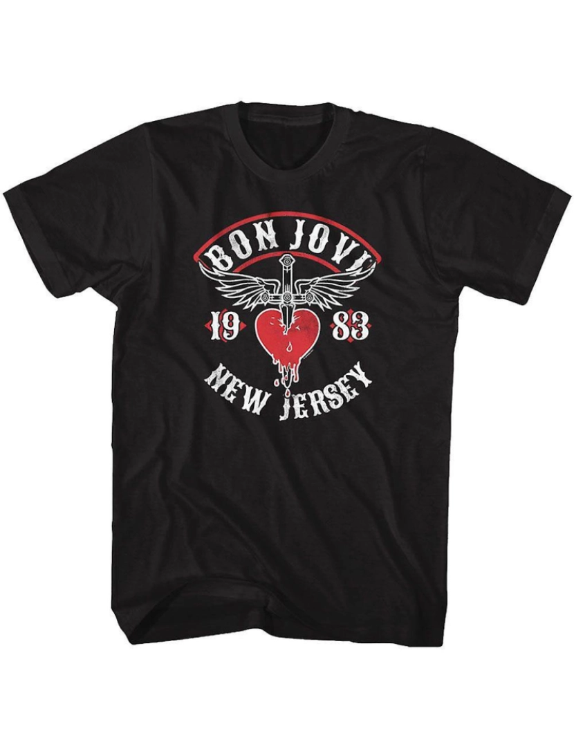 Rockinstone - T-shirt Bon Jovi Nj38