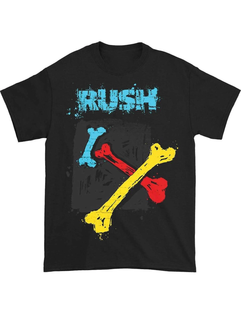 Rockinstone - T-shirt Camiseta Rush Primary Bones