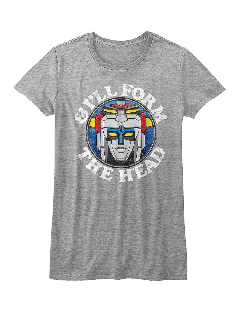 imagem de T-shirt Senhoras, formarei a camisa Voltron Head1