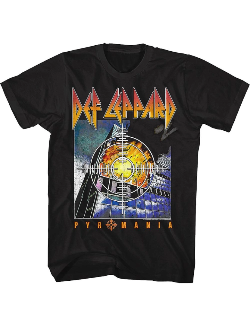 Rockinstone - T-shirt Def Leppard Piromania