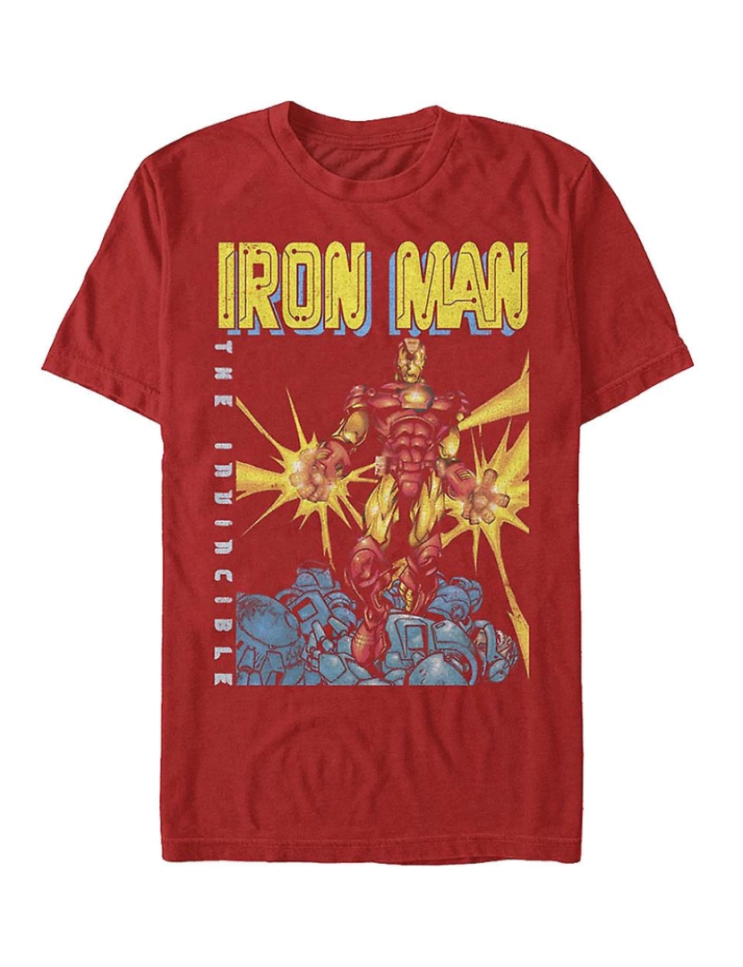 Rockinstone - T-shirt Heróis retornam Homem de Ferro Marvel Comics