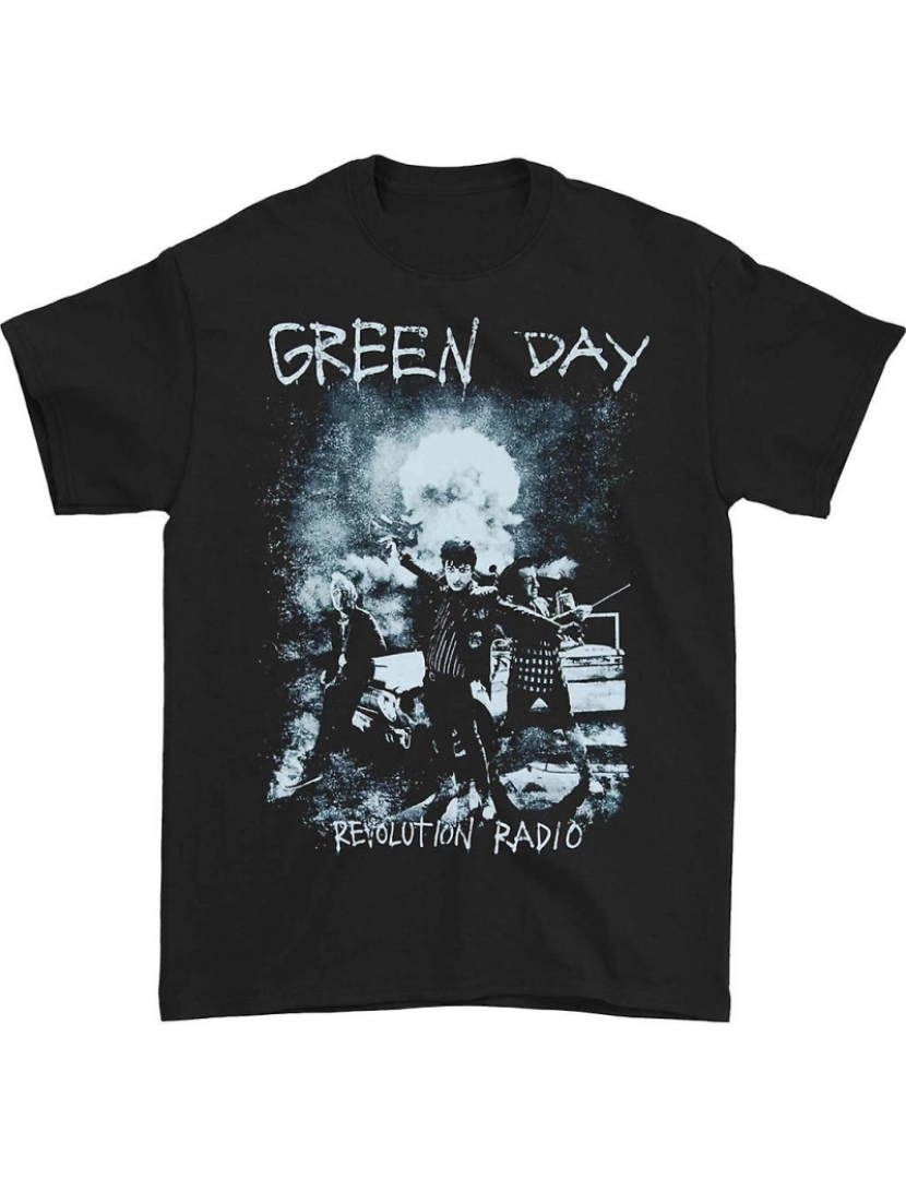 Rockinstone - T-shirt Camiseta Green Day Nuke