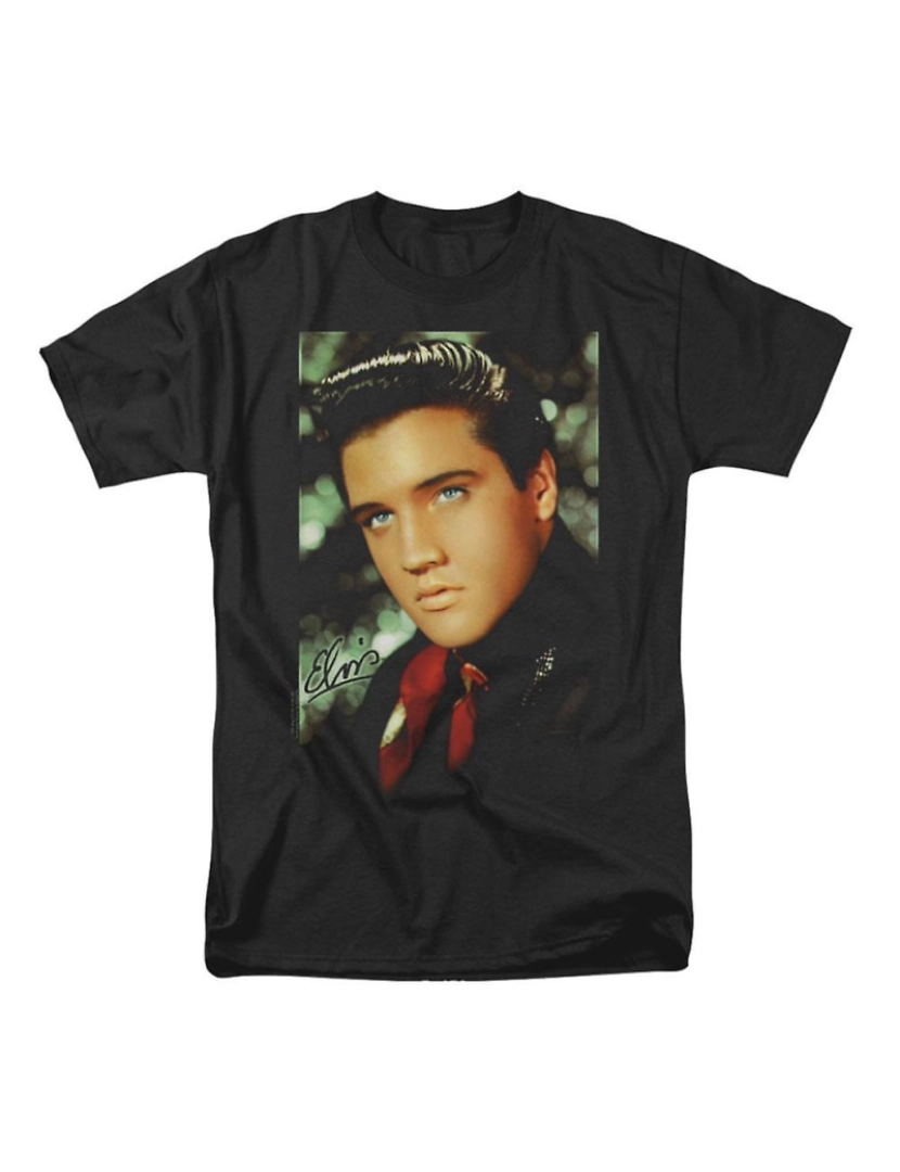 Rockinstone - T-shirt Lenço Vermelho Elvis Presley