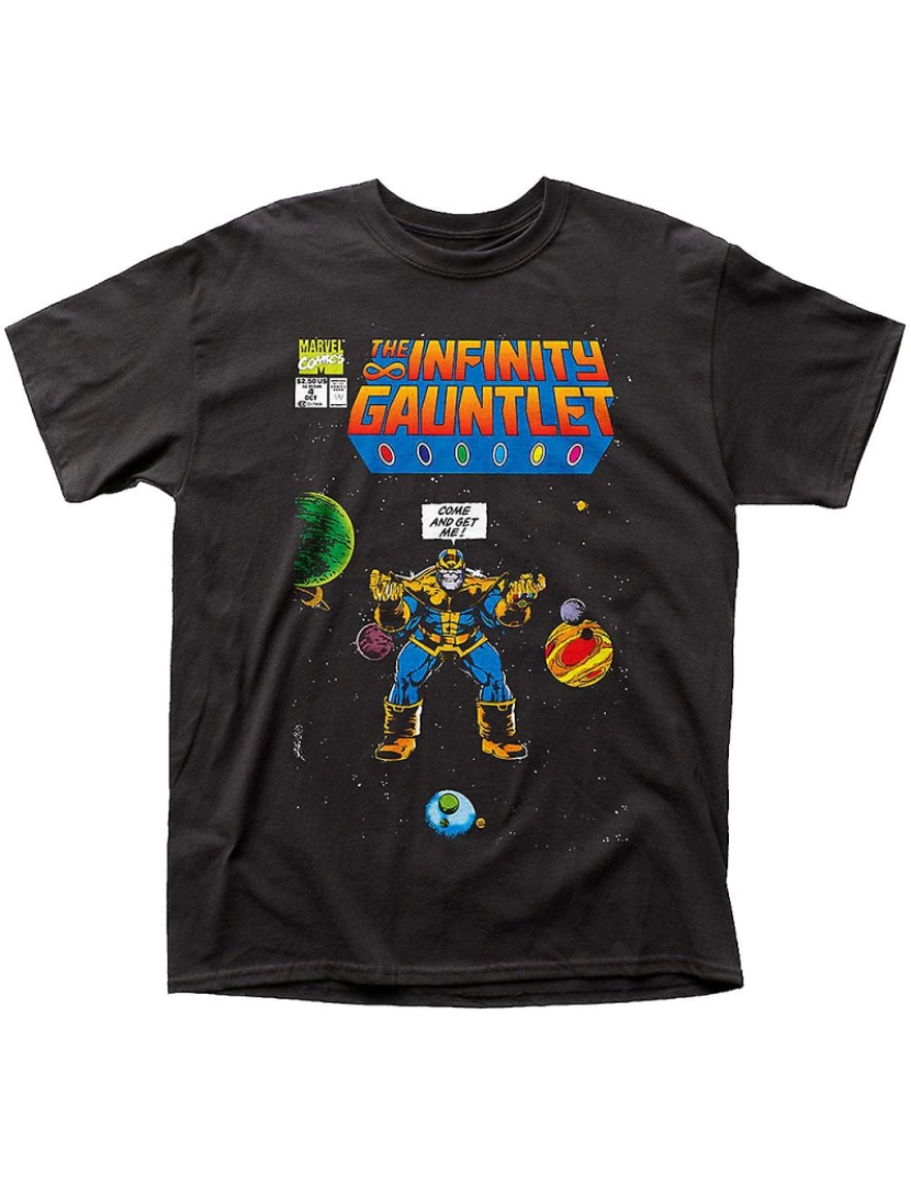 imagem de T-shirt Manopla do Infinito da Batalha Cósmica Thanos1