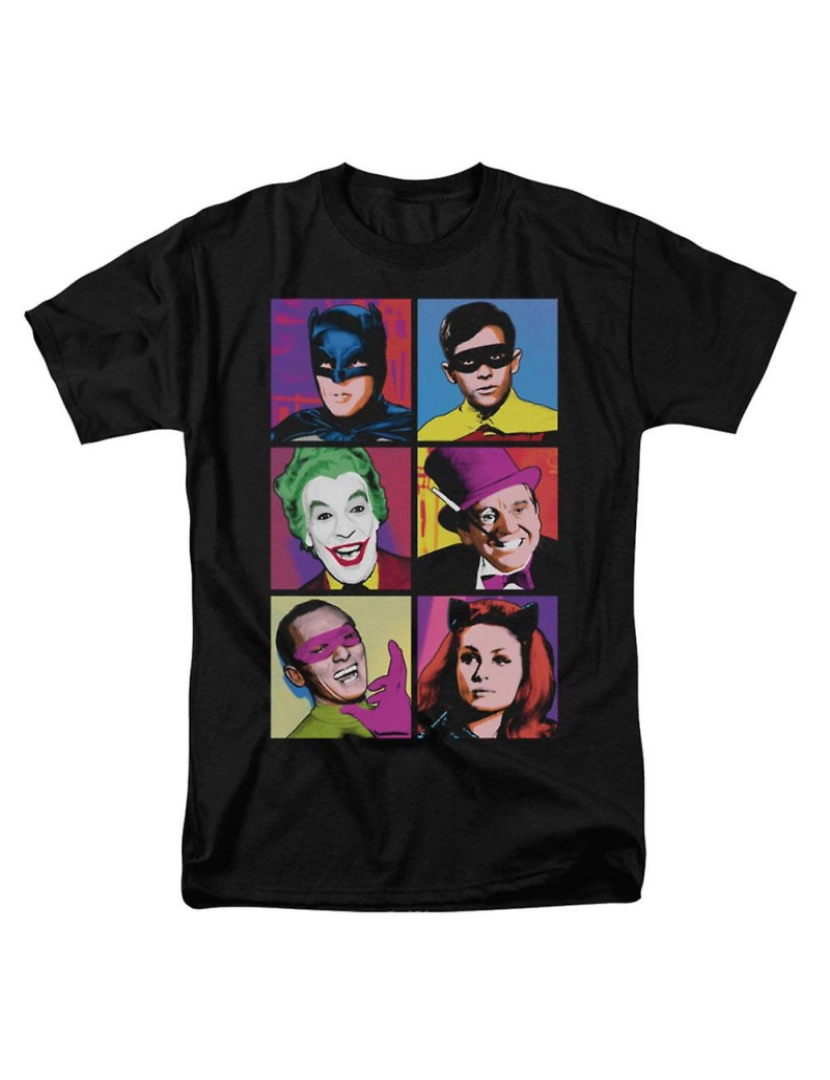 Rockinstone - T-shirt Elenco pop do Batman