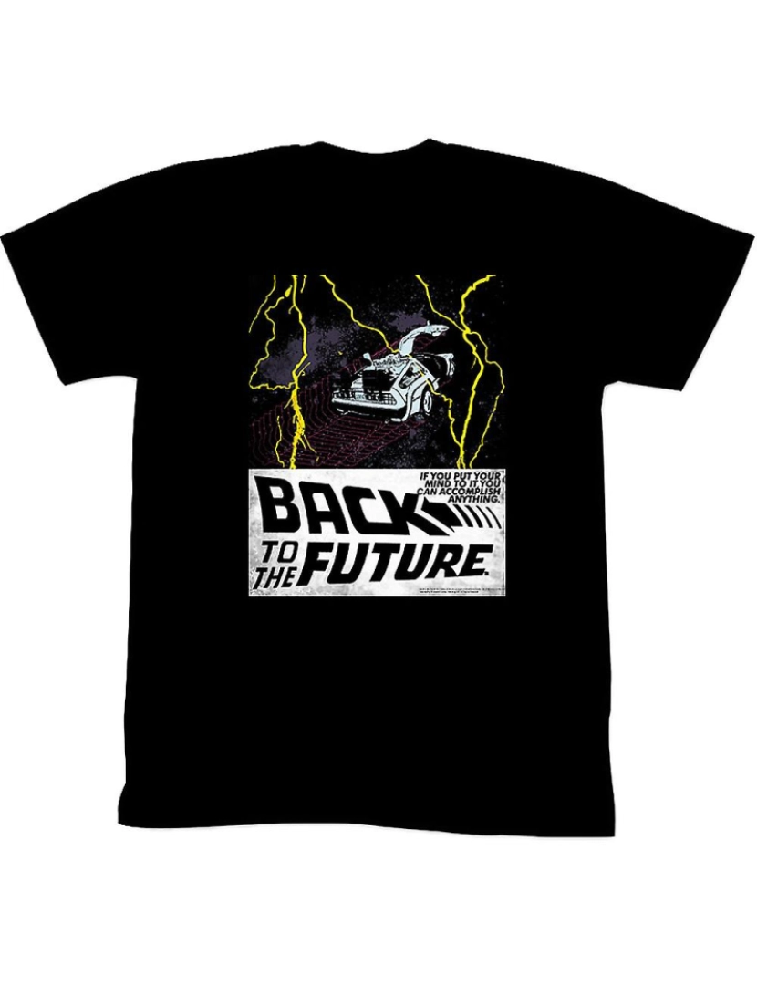 Rockinstone - T-shirt Realize qualquer coisa de volta ao futuro