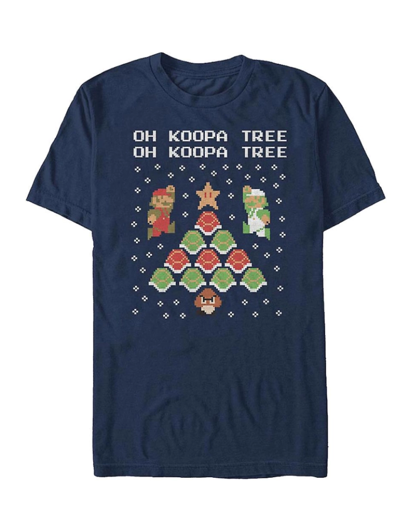 imagem de T-shirt Oh Koopa Tree Super Mario Bros.1