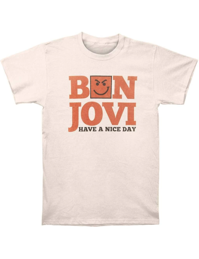 Rockinstone - T-shirt Bon Jovi tenha um bom dia