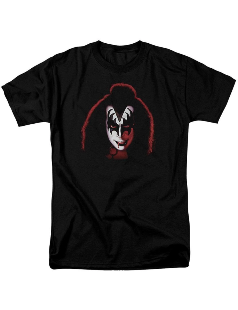 Rockinstone - T-shirt KISS Gene Simmons Capa Adulto