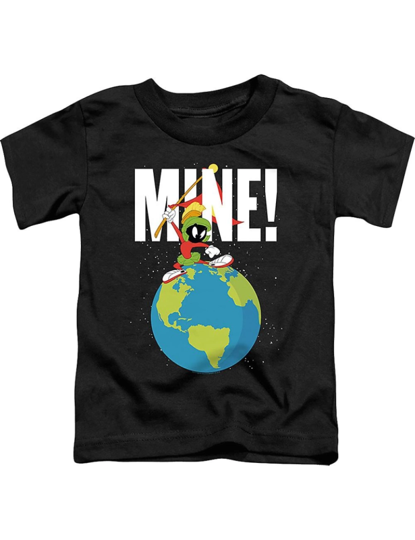 imagem de T-shirt Camisa juvenil Mine Marvin The Martian Looney Tunes1