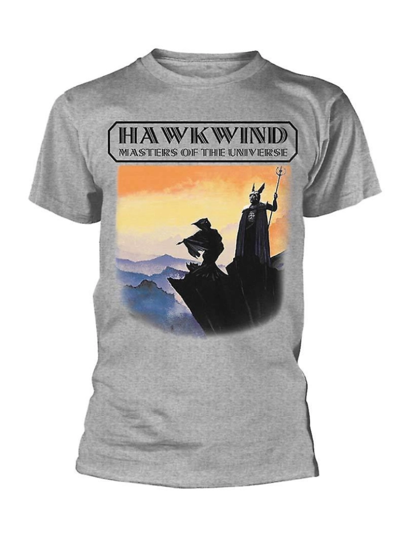 Rockinstone - T-shirt Hawkwind Masters Of The Universe (cinza)