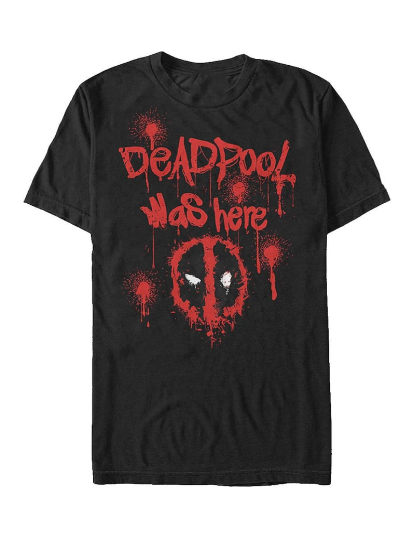 Rockinstone - T-shirt Deadpool esteve aqui Marvel Comics