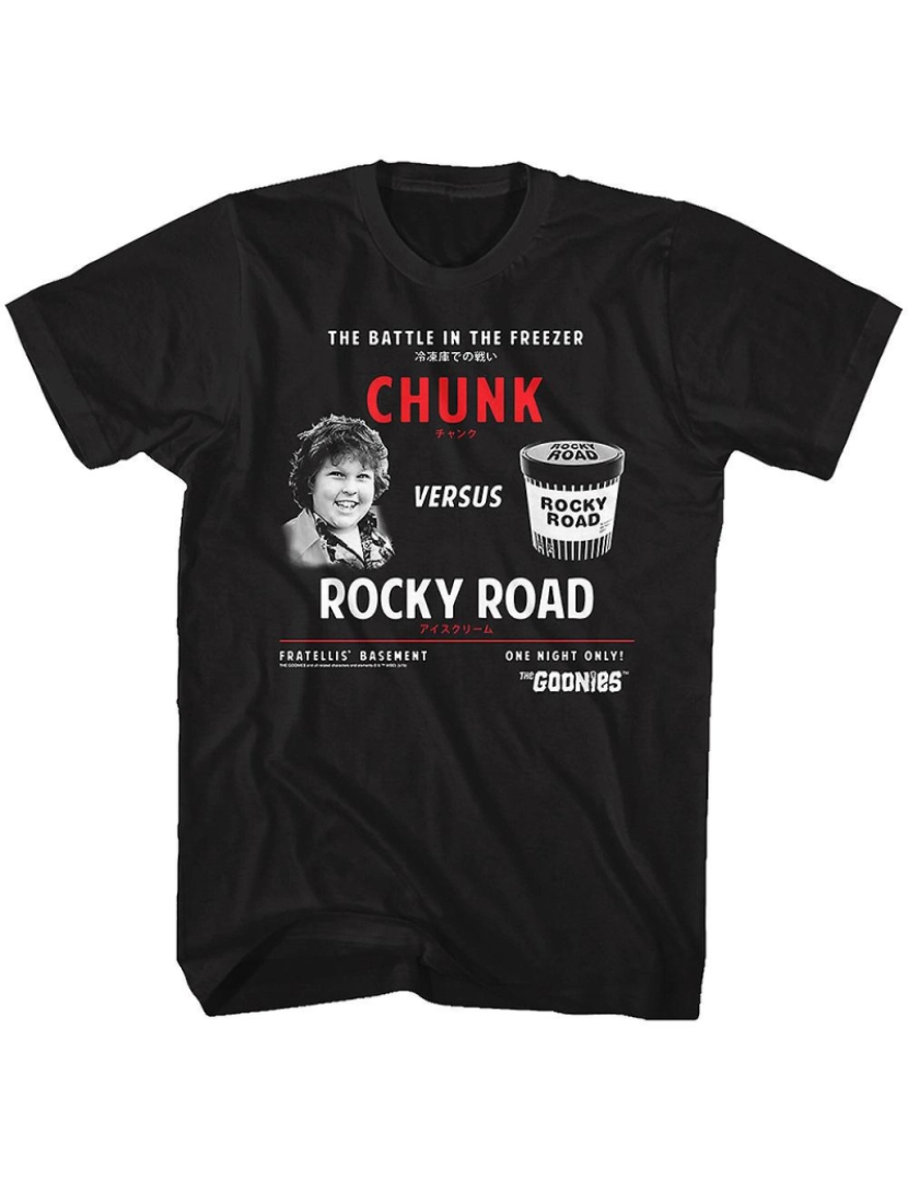 Rockinstone - T-shirt Pedaço versus Rocky Road Goonies