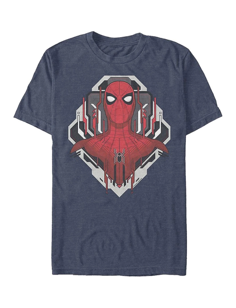 Rockinstone - T-shirt Distintivo Técnico do Homem-Aranha