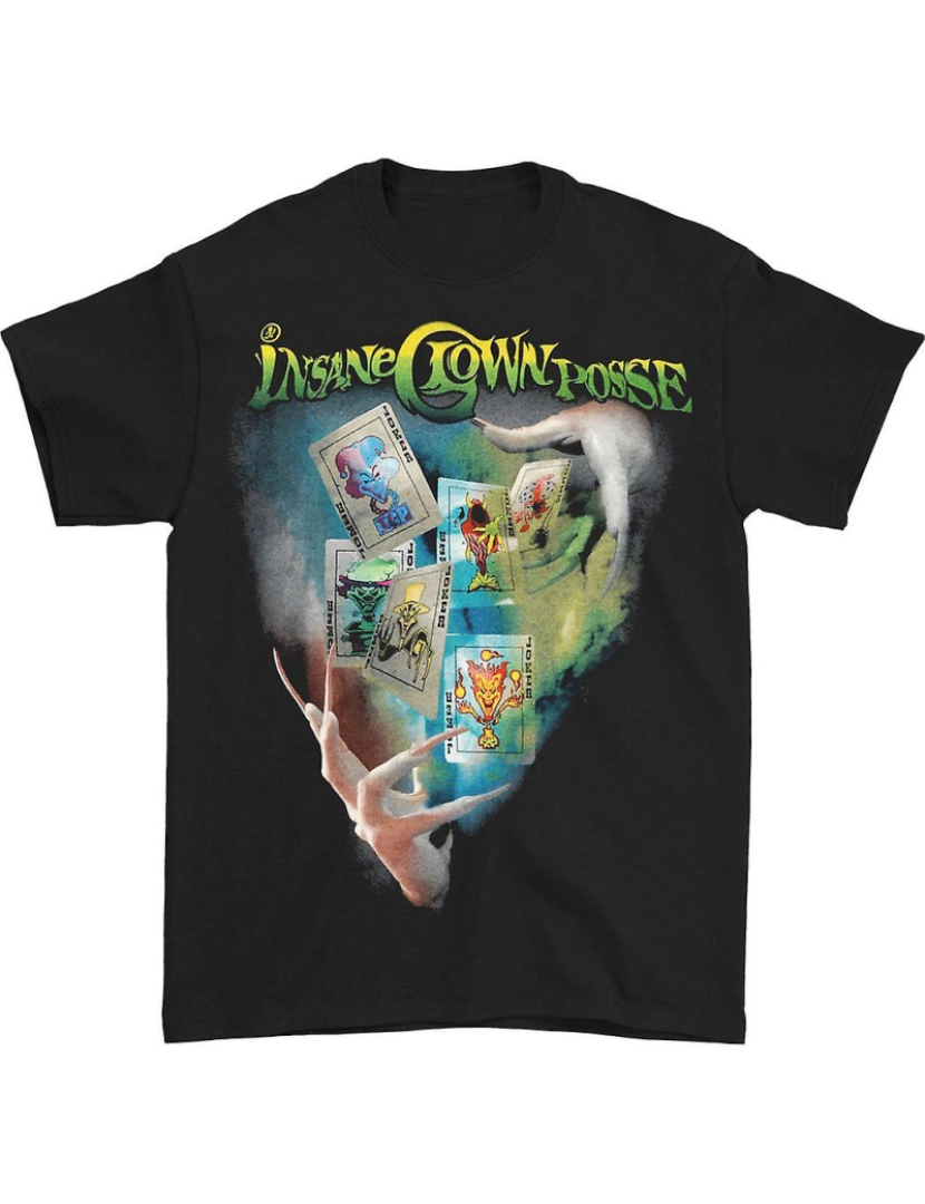 Rockinstone - T-shirt Insane Clown Posse Túnel de cartas de vento