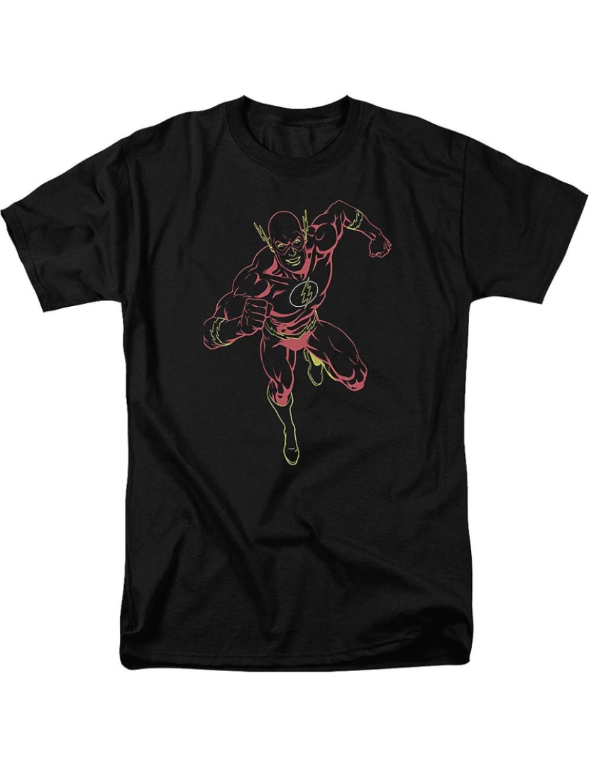 Rockinstone - T-shirt Flash de néon DC Comics