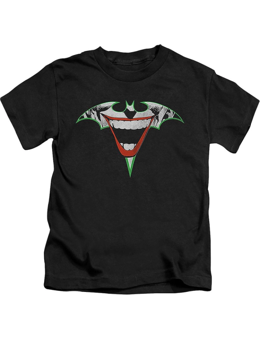 Rockinstone - T-shirt Camisa juvenil Joker Bat Símbolo DC Comics