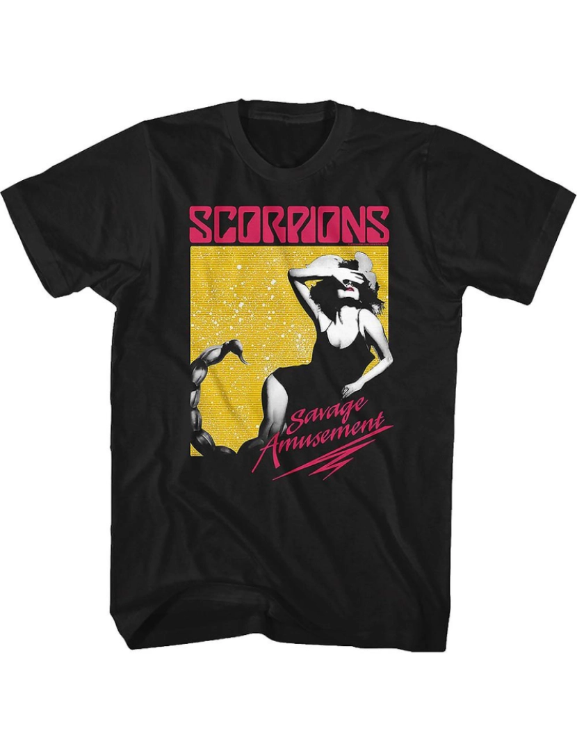 Rockinstone - T-shirt Capa do álbum Savage Amusement Scorpions