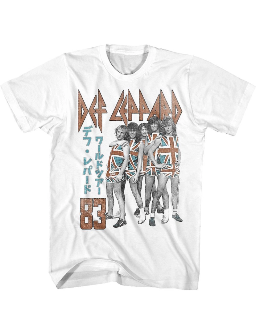 Rockinstone - T-shirt Def Leppard japonês