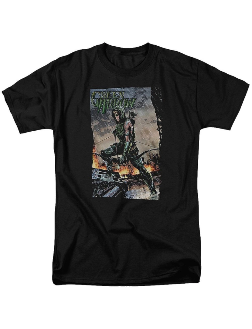 Rockinstone - T-shirt Fogo e Chuva Arqueiro Verde