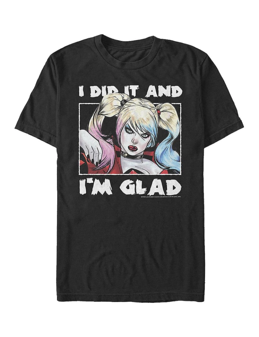 Rockinstone - T-shirt Harley Quinn, eu fiz isso e estou feliz pela DC Comics