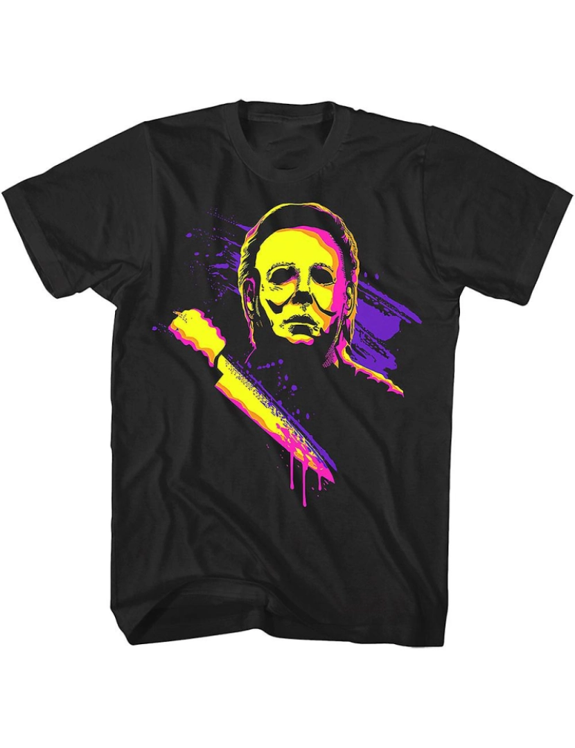 Rockinstone - T-shirt Néon Michael Myers Halloween