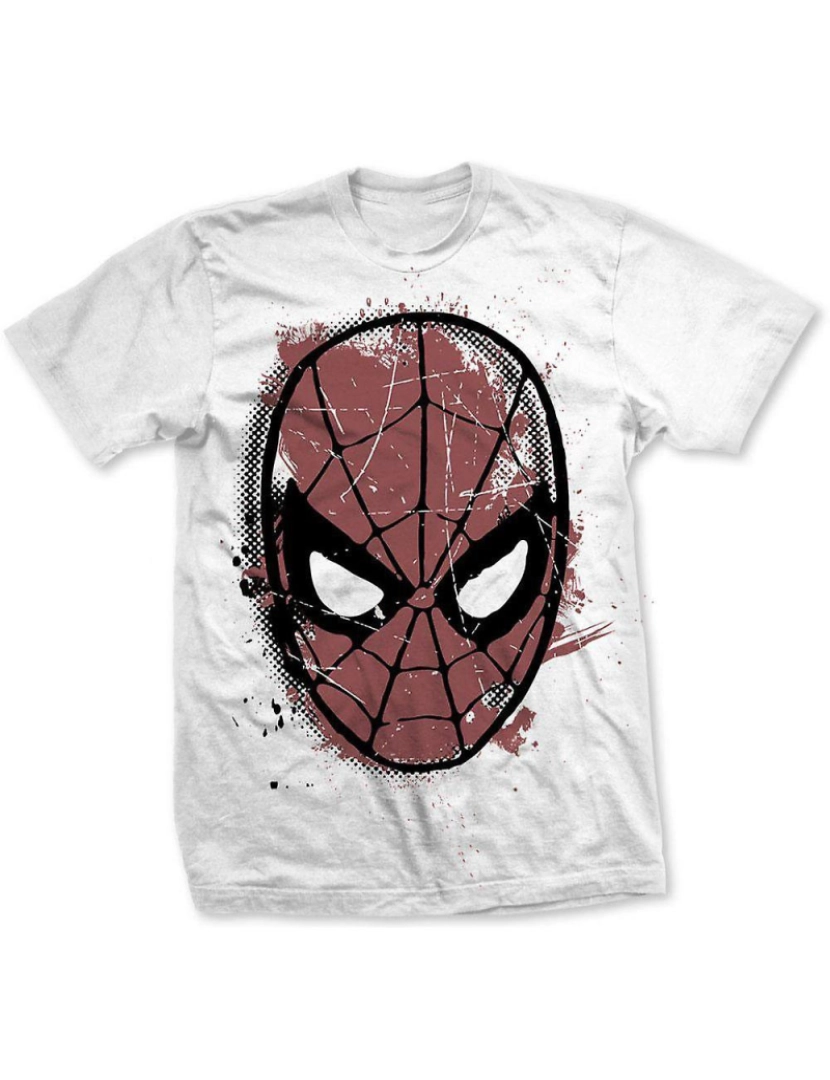 Rockinstone - T-shirt Homem-Aranha, Cabeça Grande, Angustiado