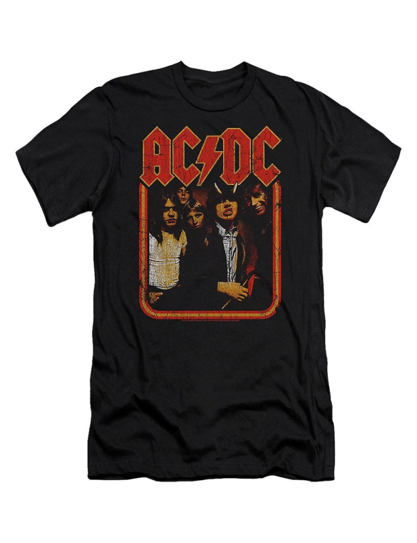 Rockinstone - T-shirt Camisa Retro Highway To Hell ACDC