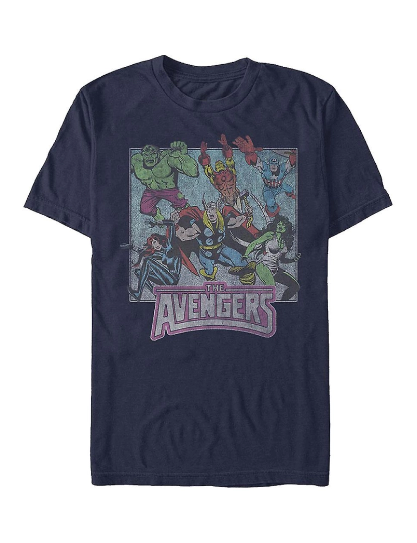 Rockinstone - T-shirt Os heróis mais poderosos da Terra dos Vingadores Marvel Comics