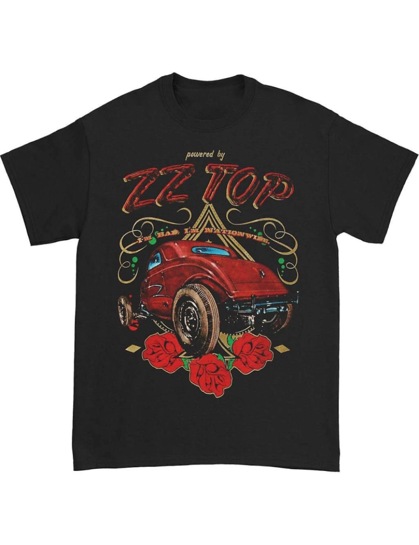 imagem de T-shirt Turnê ZZ Top Powered By 20151