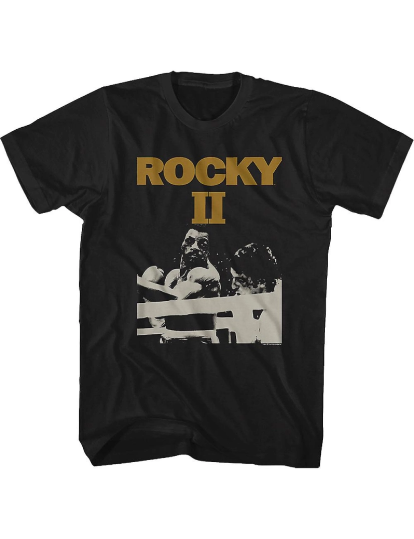 imagem de T-shirt Rocky II preto e branco1