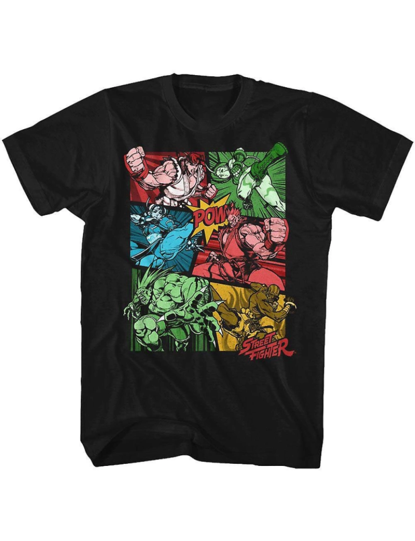 imagem de T-shirt Quadrinhos de Street Fighter1