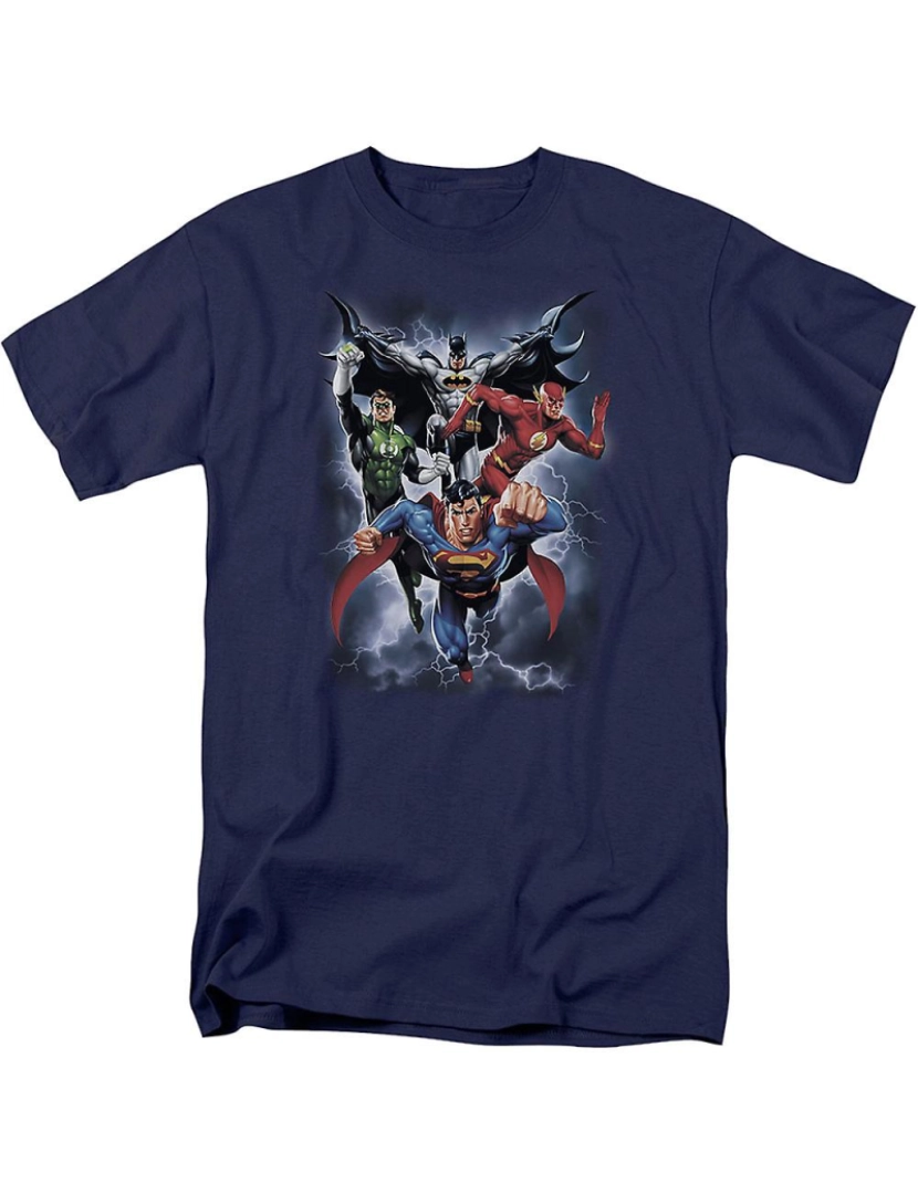 Rockinstone - T-shirt Camisa dos heróis da DC Comics