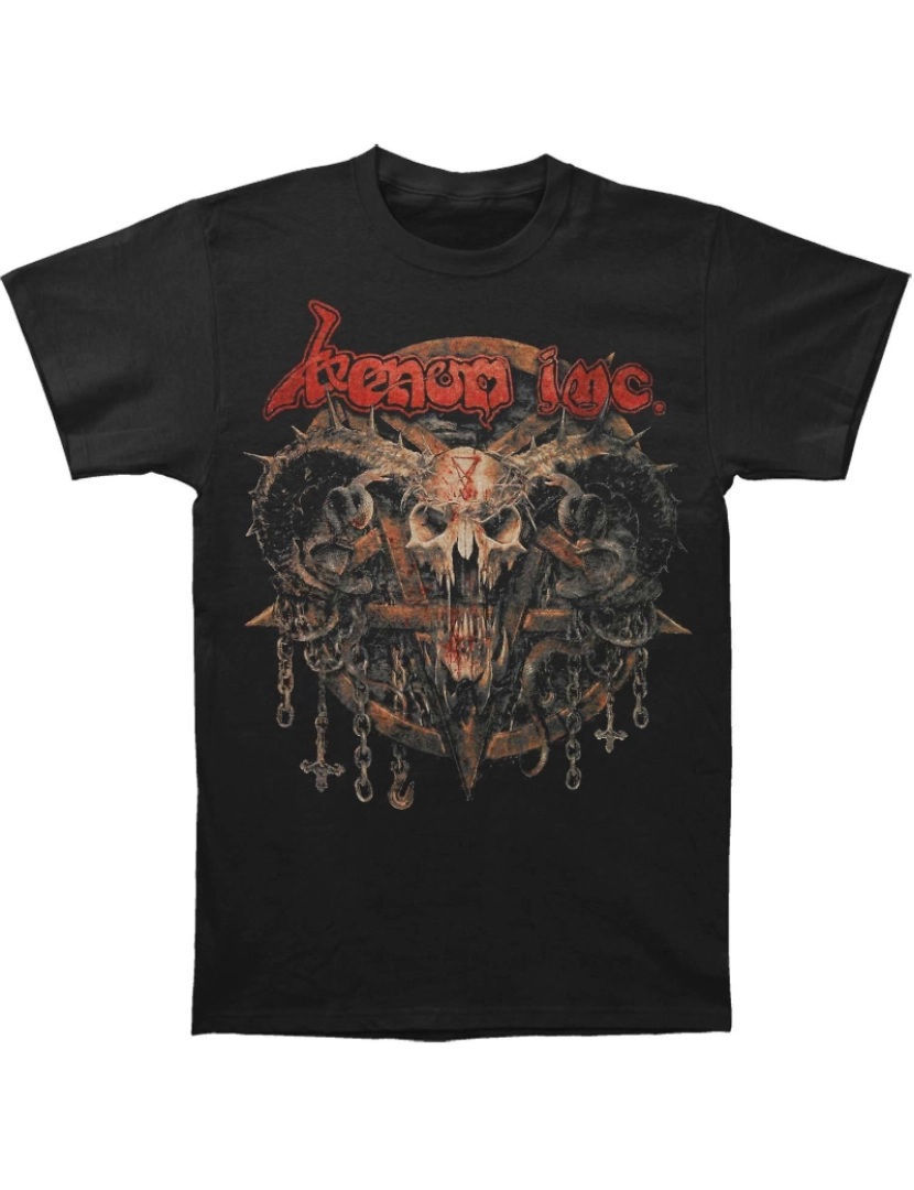 Rockinstone - T-shirt Venom Inc. Eu não me ajoelho diante de nenhum Deus